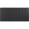 Idena 11381 - Sottomano da scrivania in pelle PU, 80 x 40 cm, sottomano antiscivolo in nero-grigio, utilizzabile su entrambi i lati e lavabile