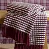 Catherine Lansfield Stab Stitch - Coperta 125 x 150 cm, colore: Prugna