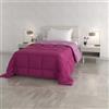 MB HOME ITALY Trapunta invernale DoubleFace Singola ELEGANT, Made in Italy - Piumino Reversibile Bicolore in Morbida Microfibra 300gr/mq - Piumone Lavabile in Lavatrice Fucsia/Lilla