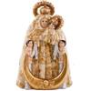 DRW Figura Madonna del Pino in Resina Dipinta a Mano Patrono di Gran Canaria 4x4x10 cm
