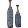 Signature Design by Ashley Blayze - Set di 2 vasi, grigio anticato/marrone