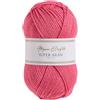 Utopia Crafts Super Aran - Filato per lavori a maglia e uncinetto, 100 g (fiore chiaro)