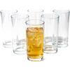 Amazon Basics Bicchieri, Set di 6 Pezzi, 444ml, Lavabili in Lavastoviglie