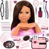 Bayer Design 90090AA Charlene Magic Nails testa per lo styling e il make-up con mani e unghie, trucco, accessori per capelli, adesivi, 30 cm