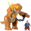 Imaginext Superman - Superman e Kaiju, set ispirato al film con luci e suoni, include il supereroe snodato e il mostro con catene alto 25+ cm, giocattolo per bambini, 3+ anni, JDL07