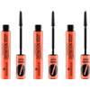 Essence Cosmetics Essence Maximum Definition Mascara, n. 01, nero, volumizzante, oscillante, definendo, allungante, vegano, senza particelle di microplastica, senza nanoparticelle, senza profumo, confezione da 3 (3 x 8