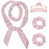 Fascia Per Capelli Intrecciata 5 Fili Elastica - Marrone Albicocco - Accessorio Donna TOECWEGR