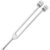 Doukesh Diapason 128Hz,Diapason in Lega Di Alluminio,Diapason Standard,Diapason per Chakra di Guarigione,Terapia del Suono,Sollievo dallo Stress,Argentato