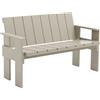 Hay - Panca con schienale Crate - Beige - Pino massello laccato - Designer Gerrit Rietveld