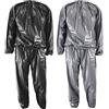 SptShapr Sudore Sauna Abiti Heavy Duty Fitness Perdita di Peso Esercizio Palestra Donne Uomini Dimagrante Tuta In PVC Anti-strappo Abbigliamento (Nero)