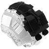 WISEONUS Borsa tattica per casco della batteria di bilanciamento borsa contrappeso borsa airsoft accessori da caccia custodia per dispositivi di visione notturna (CP)
