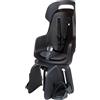 BOBIKE 8012300020 - Seggiolino posteriore GO MAXI con supporto portapacchi MIK-HD per biciclette con ruote da 26" a 29" a colori Urban Nero