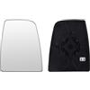 Mingke Vetro Specchio Retrovisore Riscaldabile Lato Destro per Ford Transit MK8 2014-2023