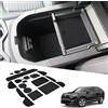 BIXUAN compatibile con Toyota RAV4 RAV5 Serie 50 2019-2023 2024 Tappetini antiscivolo per console centrale, bracciolo, tappetini in gomma per portabicchieri, tappetino antiscivolo per porta, tappetino