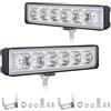 Fxlpower Coppia di Fari da Lavoro LED 18W 12V 24V, 14,5cm Fari Supplementari Fascio Combo (Spot e Flood), Faro di Retromarcia Impermeabile IP67 per Trattore, SUV Fuoristrada, Camion, Escavatore