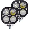 JALN7 2Pcs Faretto LED per moto 12V 24V 40W Spot Flood Combo Beam Luce bianca Led Faro da lavoro IP68 Impermeabile fuoristrada per moto ATV SUV Trattore camion