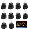 Paicreate 10 lampadine da 12 V, 2 W, T5, B8,5D, per cruscotto, vibrazioni, T5, giallo chiaro, alogene, 30 mA. Consumo di energia, luce gialla per auto per tachimetro, illuminazione interna