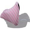 JYOKO Kids Capuccio Universale per Ovetto Compatibile con Maxi Cosi Gruppo 0, Capottina per Seggiolino Auto e Passeggino, Adatto per la maggior parte delle Marche (Pink Island)