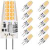 MUSUNIA - Lampadine a LED G4, 3 W, G4, 3000 K, luce bianca calda, 300 lm, ricambio per lampadine alogene da 30W, senza sfarfallio, non dimmerabile, 12 V AC/DC, confezione da 10 pezzi