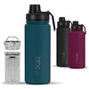 720°DGREE Borraccia termica 530ml "noLimit" + Infusore Frutta - Ermetica, adatta a bevande gassate - Tappo a vite - Ideale per bambini, scuola, ufficio, fitness e outdoor