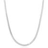 Elli Necklace Ladies Snake Necklace Flat Elegant Herringbone Trend Blogger In 925 Sterling Silver