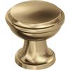 Amerock Pomello per armadietto, bronzo champagne, diametro 30 mm, modello Westerly, accessori per cucina e bagno, ferramenta per mobili