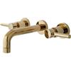 Kingston Brass KS8122DL Wall Mount Bathroom Faucet, Polished Brass