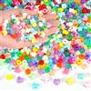 PPGGOPP Perline Glitterate per Pony 1000 Pezzi perle per braccialetti Perline colorate,Kit Braccialetti Fai Da Te per Braccialetti, per la Creazione di Gioielli, Collane, Bracciali (A)