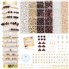 Leuyuee Perline Per Braccialetti Kit Kit per la creazione di, per Gioielli Fai Da Te,pietre preziose naturali,per Gioielli Braccialetti Collane Anelli Orecchini