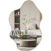 Yvsevnr Specchio da Parete Moderno Specchio Irregolare Specchi da Appendere alle Pareti Specchio per Vestirsi per Soggiorno Camera da Letto Ingresso Corridoio 60 x 90 cm