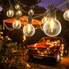Kawaya 45m Catena Luminosa Esterno Catena Luci Esterni con 73+3 G40 Lampadine LED Impermeabile Lucine da Esterno Interno Decorazione per Giardino Terrazzo Matrimonio Festa Bianco Caldo