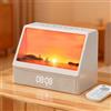 Gemmac Sveglia Simulazione D'alba con Luce suono naturale 12 Rumori Bianchi e Cassa Bluetooth Sveglia da Comodino Funzione Display l'alba per Camera da Letto, Risveglio Dolce e Luminoso per Adulti