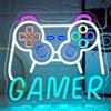 Horseneon Gamer Neon Led Game Gamepad Insegna Neon Gaming LED Luce Dimmerabile Gioco Insegna Luminosa Gamer Scritta per Decorazione Camera Lampada da Parete
