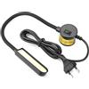 ZPSHYD 6 W COB lampada da lavoro per cucire regolabile con base magnetica, spina EU 110-265 V