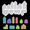FineInno Stampi in Silicone per la Casa Stampo in Resina a Forma Casa Epossidica Stampi per Candele Saponi Natale e Progetti Fai da Te