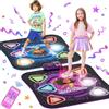 Surelect 2-Giocatori Tappetino da Ballo, 12 Luminosi Pulsanti Tappetini da Ballo Bambina Giochi Tappeto Musicale da Ballo con Bluetooth, Regali Compleanno Natale per Ragazzi Ragazze 4 5 6 7 8 9 10 11 12 Anni