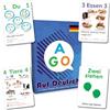 AGO Auf Deutsch Carte da Gioco per Imparare Tedesco, Mazzo di Domande Tematiche
