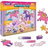 Imagimake Window Art Unicorno | Kit artigianali per bambini | Set di pittura su vetro da 16 pezzi | Regalo di compleanno per ragazze di 5, 6, 7, 8, 9, 10, 11, 12 anni | Regali per ragazze di 5 anni