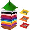 Zyiphor 12 Pezzi Vassoi Feltro Set Ciotole in Feltro Impilabili per Puzzle Fino a 1000 Puzzles Portatile Vassoio per Puzzle Organizer per Ordinare e Conservare Vassoi Riutilizzabili (12 Colori)