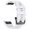 NotoCity Cinturino Compatibile Fenix 7S, Cinturino Silicone 20mm Quickfit, per Fenix 6s/5s, Sostituzione Cinturino per Fenix 5s Plus/6s Pro, Bianco
