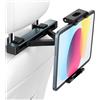 URAQT Supporto Tablet Poggiatesta Auto, Porta Tablet Auto Universale, 360° Rotazione Supporto Tablet Autos, Supporto Poggiatesta Autos per iPad Pro Air,Tablet,Switch Mini Tab e telefono 4,7-13 pollici
