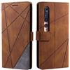 SONWO Cover per Xiaomi Mi 10 PRO, Flip Caso in PU Pelle Case Cover Portafoglio Custodia per Xiaomi Mi 10 PRO, [Kickstand] [Slot per Schede], Marrone
