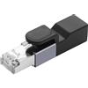 CERRXIAN Adattatore USB-C a Ethernet, 1 Gbps RJ45 maschio a USB-C femmina Convertitore portatile da tipo C a RJ45 rete Internet LAN adattatore per viaggio/ufficio, compatibile con cavi di ricarica