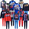 Marvel Avengers Spiderman - Tuta Completa 2 Pezzi Felpa e Pantalone - Bambino - Autunno Inverno - Licenza Ufficiale [3 anni - Spiderman 1186 Rosso]