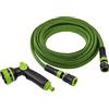 Werkzeyt Tubo Flessibile da Giardino - 7,5 - 15 m - incl. doccetta Multifunzione - Resistente, Non Si torce né Si aggroviglia/Tubo Flessibile per Acqua espandibile/irrigazione da Giardino 9927610