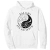Tai Chi Retro Vintage Art by Provio Tai Chi Makes My Day, stile retrò vintage anni '80 Yin Yang Balance Felpa con Cappuccio