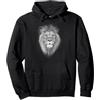 Disegni Animali dell'Africa Co. Faccia Leone Animale Selvatico Natura Africa Uomo Donna Felpa con Cappuccio