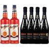 Artspritz Spritz Box. Kit per Aperitivo Italiano con 2 Bottiglie di Artspritz (11%) e 4 di Prosecco Tosti 1820 DOC. Cocktail Pronto da Preparare a Casa o per Regalo e Apericena
