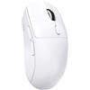 A.JAZZ SUPERLIGHT NJ07 Mouse Wireless Per Computer, BT/2,4G/USB-C, Leggero 67g, 12800 DPI, Batteria da 300 mAh, 1K Polling Rate, Ergonomico, Mouse da Gioco Ufficio Silenzioso e Senza Fili - Bianco