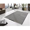 HANSE Home Design - Tappeto a Pelo Corto, in Polipropilene, 80 x 150 x 0,9 cm, Colore: Nero/Crema